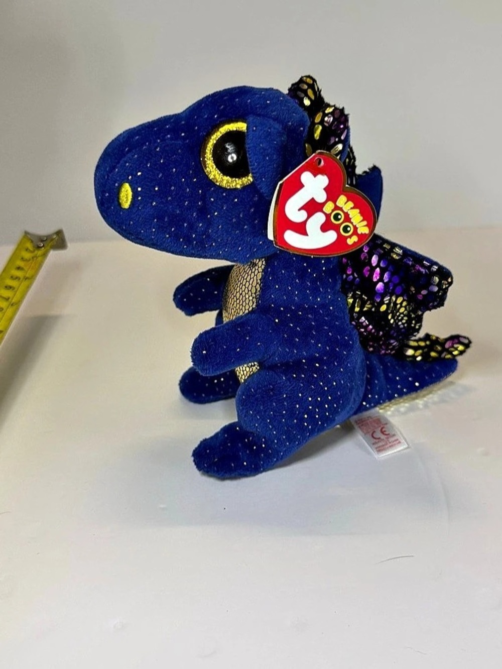 Ty Beanie Boos Saffire Dragon Plush Beanie Baby 2017 MPN 36879